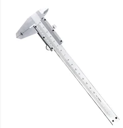 Enhanced Precision Electronic Digital Caliper, Carbon Fiber Vernier Gauge & Micrometer Measuring Tool (0 - 150mm silvery)