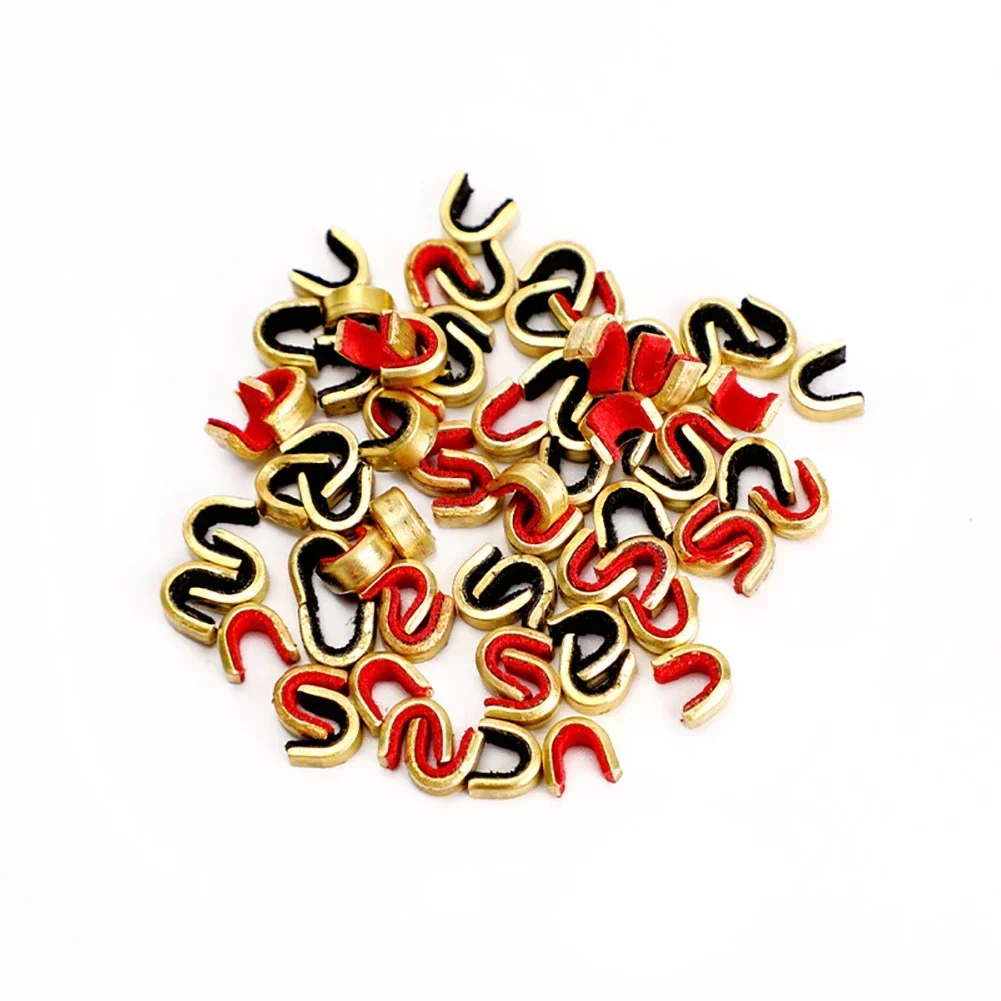 5 Pcs Archerys String Nocking Points Bows String Buckle Clip Brass Bows Cord Nockpoint Archerys Accessories Durable