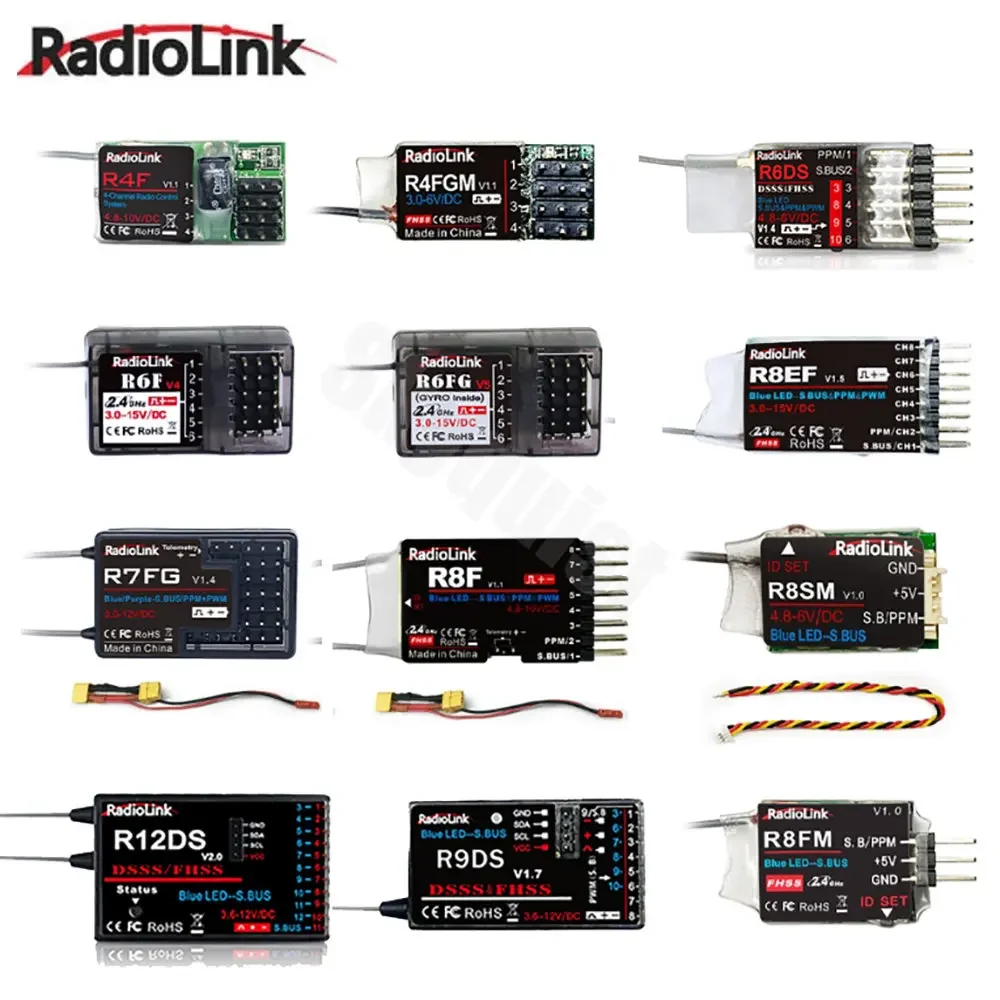 Радиоуправляемый приемник Radiolink R12DSM R12DS R9DS R8SM R8EF R8FM R7FG R6DSM R6DS R6FG R6F R4FG R4F для 2