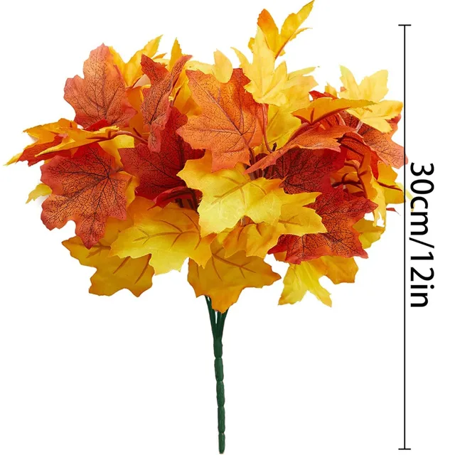 Artificial Maple Leaf Fall Branches 4
