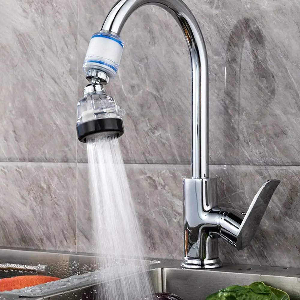 

Фильтр для водоочистителя из нержавеющей стали, защита от брызг и воды, АБС-пластик, поворот на 360 °, удлинитель для кухонного смесителя