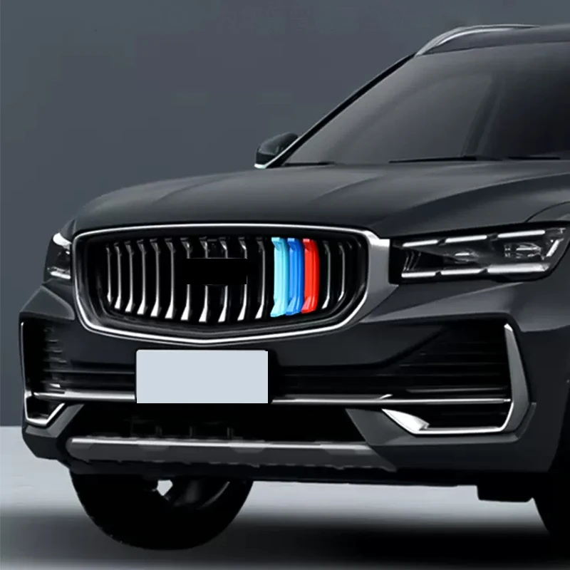 For Geely Monjaro ABS material grille three color decorative strip