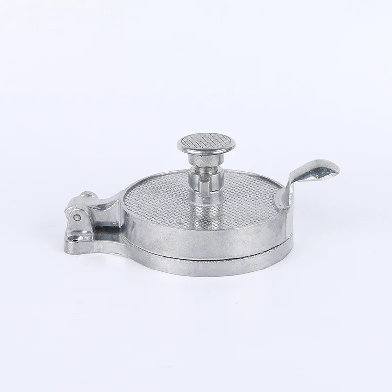 Aluminum Alloy round Hamburger Maker Fixed Adjustable Commercial Double Layer Hamburger Maker Small Machine for Baking