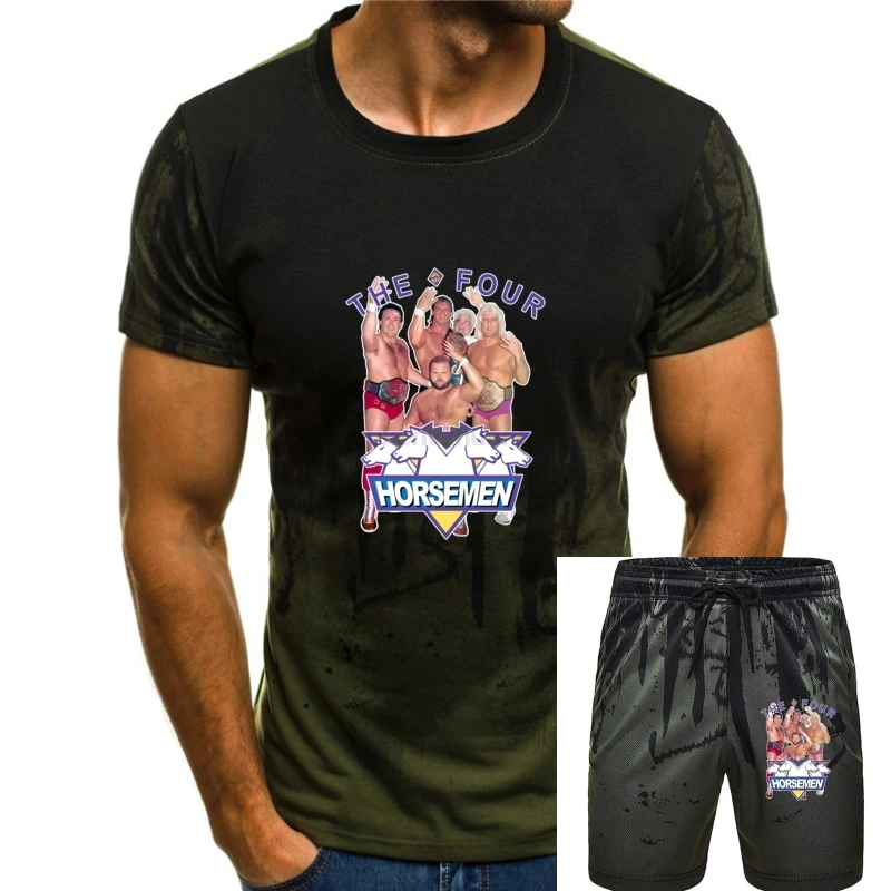 Hot Deals The Four Horsemen Nwa Ric Flair Retro Legend Classic Fan T Shirt