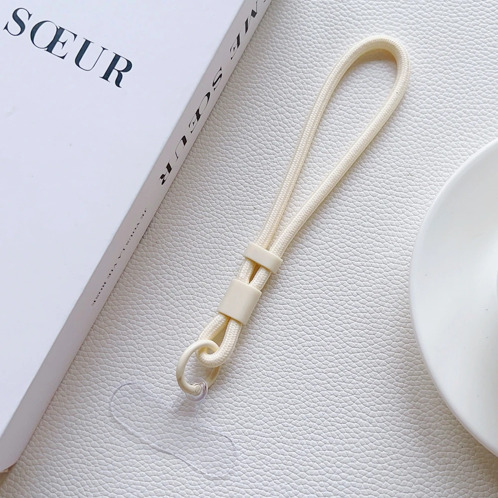 Verstellbarer, universeller, geflochtener, kurzer Handy-Lanyard-Riemen, hängender Kettenring mit Patch-Handgelenkschlaufe, abnehmbares Handy – Detail 16