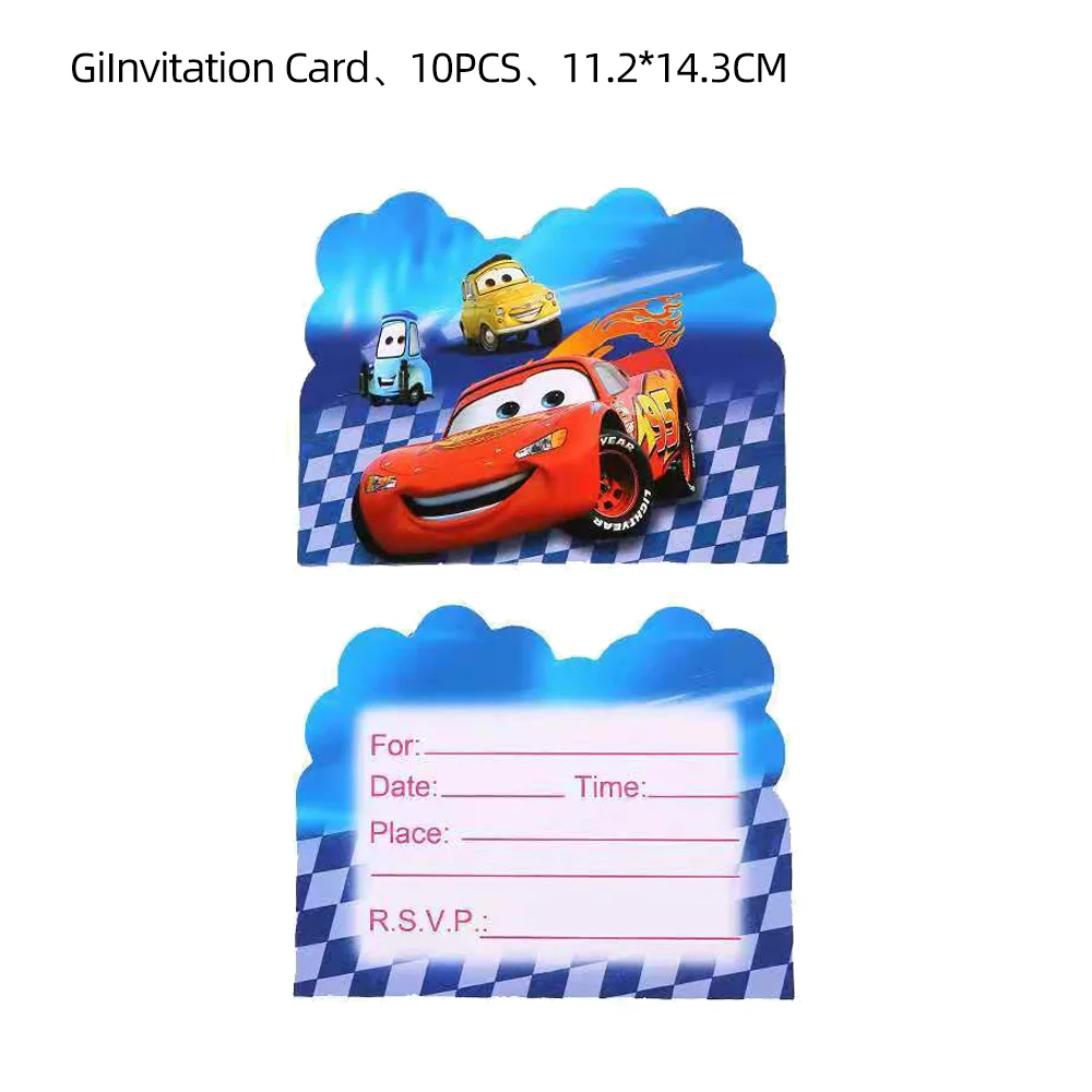 Lightning McQueen Invitations Card: The Ultimate Guide for Parents Planning  a Pixar-Themed Birthday Party, image size:1000x1000