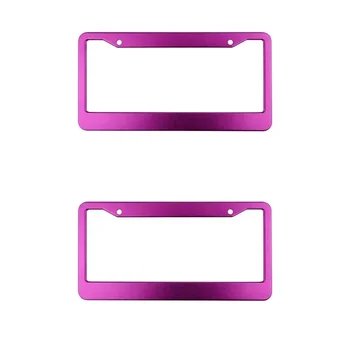 Cross-border Aluminum Alloy License Plate Frame