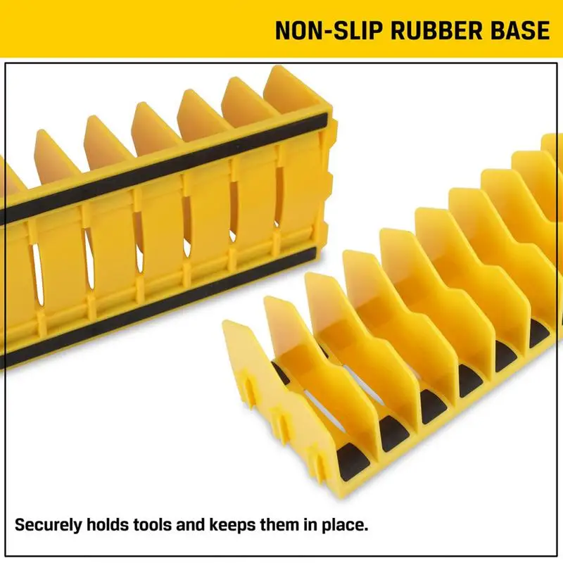 plier organizer rack Holds up to ten pliers Drawer Toolbox Sturdy Pliers Tool Organizer Storage Rack Space-Saving Practical 4
