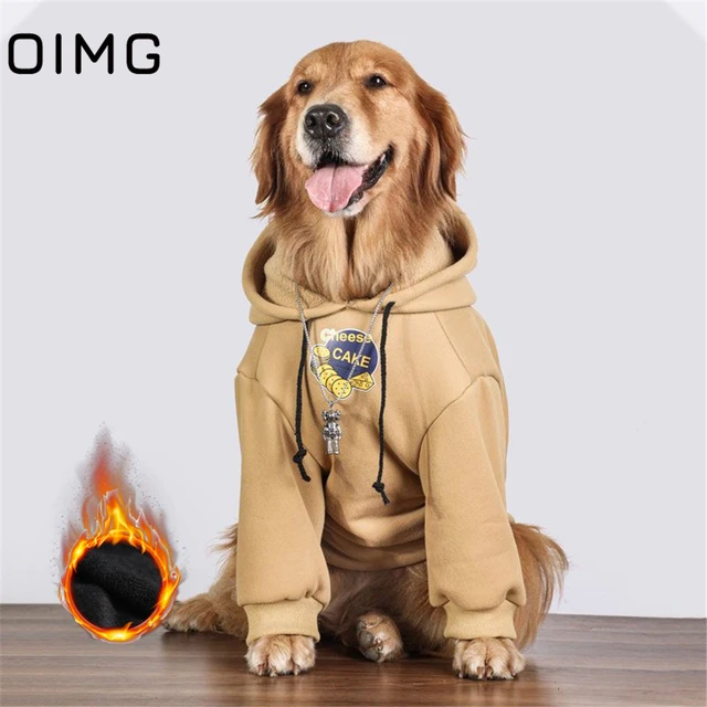 Large Dogs Winter Labrador Golden Retriever Winter Warm Clothes Samoyed  Thick Sweater