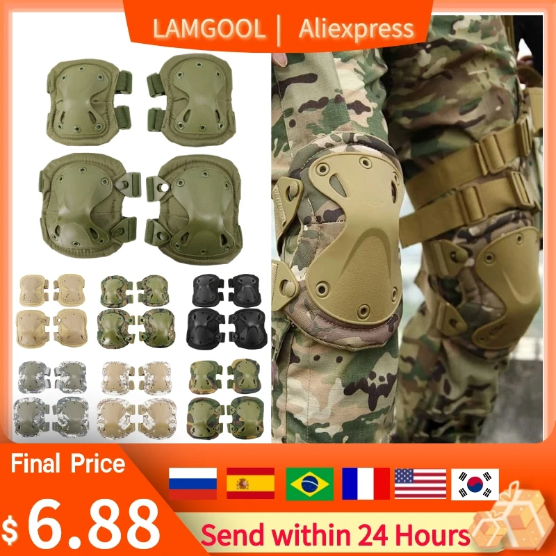 Tactical KneePad Elbow Knee Pads Military Knee Protector Army Airsoft