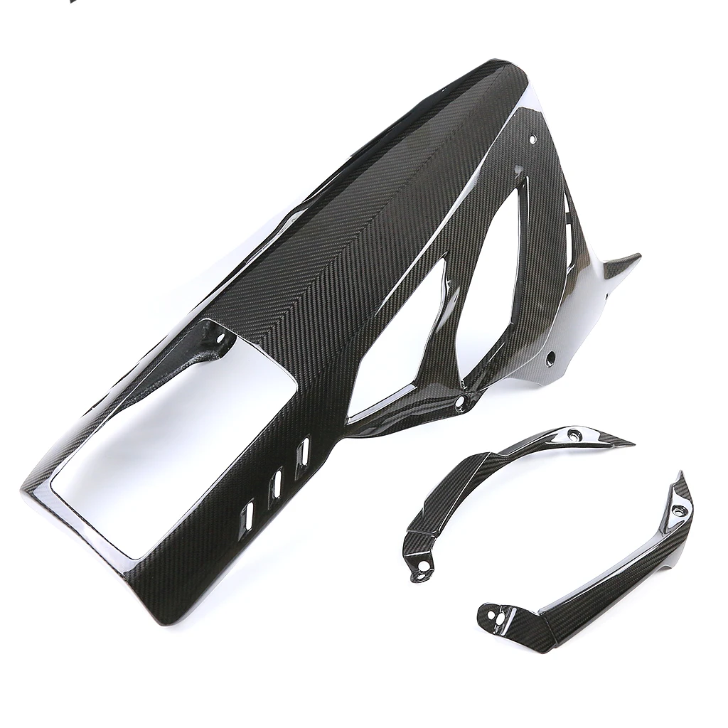 

Для BMW S1000RR 2023 3kcarbon Fiber модифицированный длинный живот поддон обтекатель аксессуары для мотоциклов