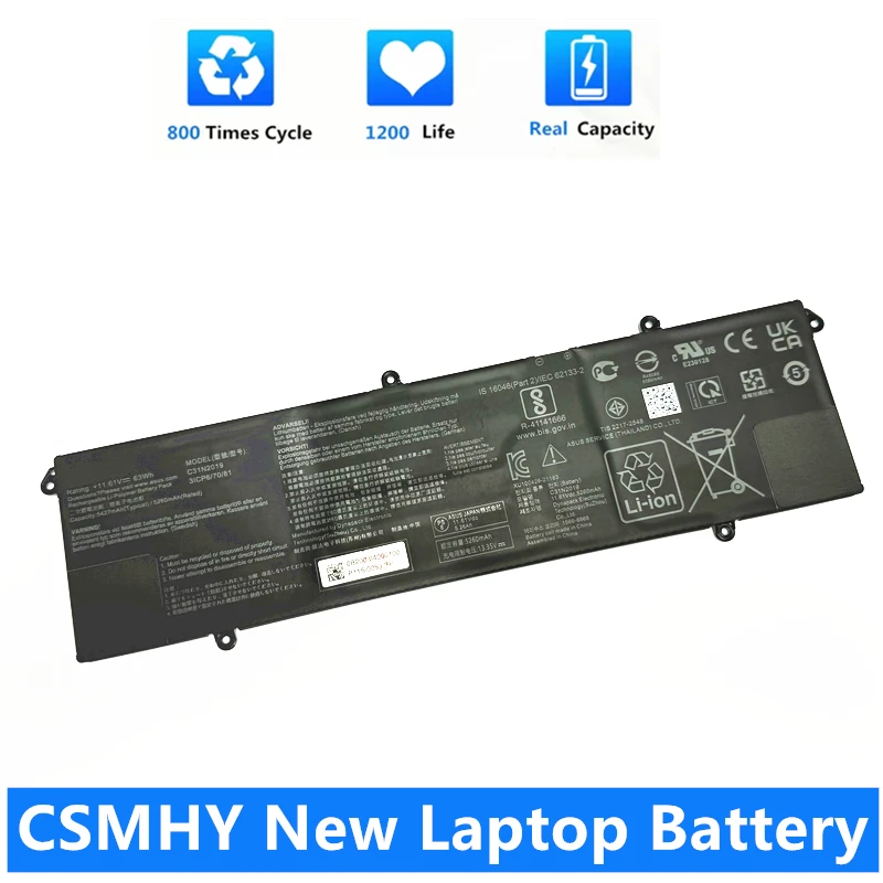 Csmhy Nuova Batteria Per Laptop Originale C31N2019 Per Asus Vivobook Pro 14X Oled M7400 15 Oled M3500 M3500Qc-L1062T M3500Qc-L1079T
