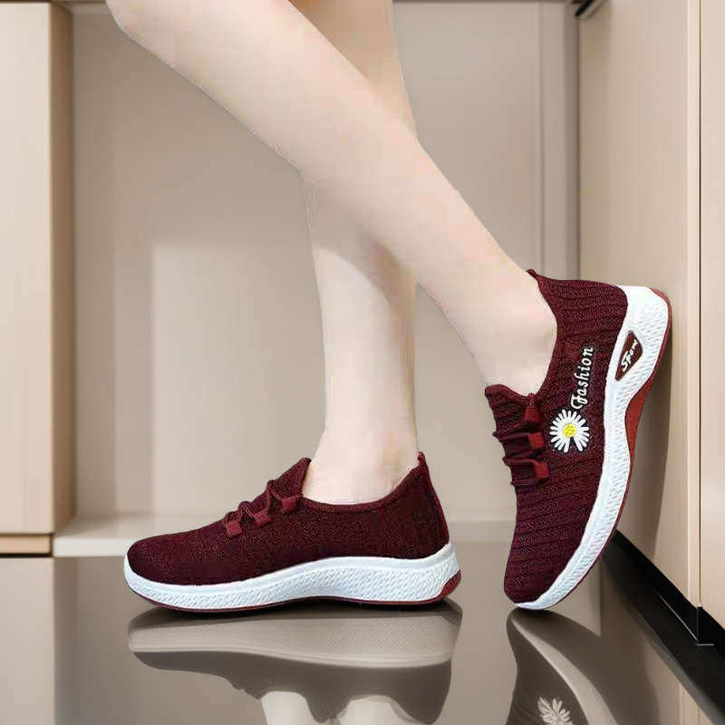 2025 NEW Spring Autumn Women Casual Shoes Lightweight Breathable Mesh Soft Comfortable Sole Tennis Footwear for Daily Wear
