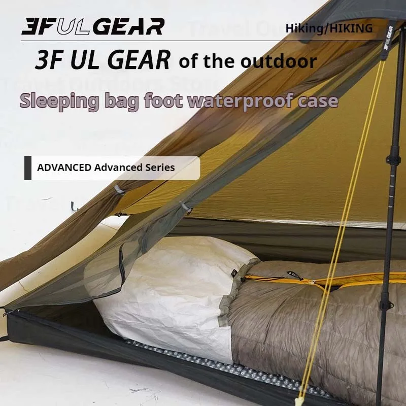 3F UL GEAR Sleeping Bag Foot Waterproof Case Hercules Blended Nylon/Tyvek Fabric Ultralight For Camping Cotton/Down Sleeping Bag