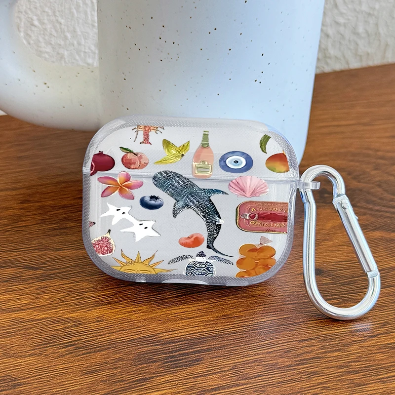 Shockproof AirPods Case with Carabiner for Outdoor Use