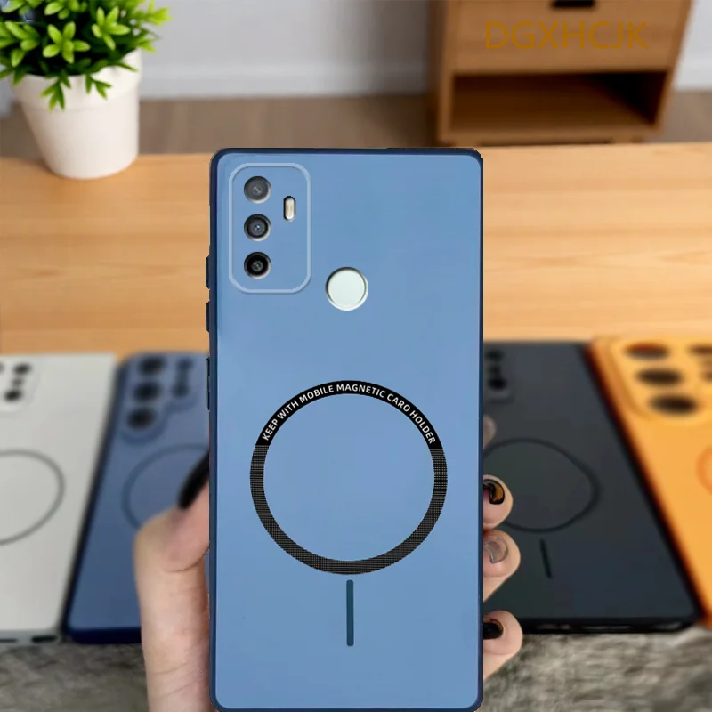 Color Magnetic Hard Silicone Back Cover
