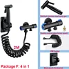 Handheld Stainless Steel Toilet Companion Set, Toilet Flushing Boosting Spray Head, Toilet Women's Washers Accessories 1