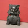 Brass Egyptian Queen Statue Miniature Version of Body Art Antique Decorations 3