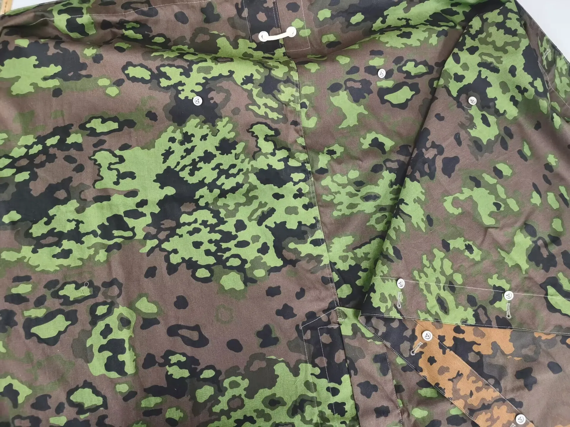 Tactical clothing EMD WW2 Spring and autumn camouflage Tent cloth Water repellent Tent zeltbahn