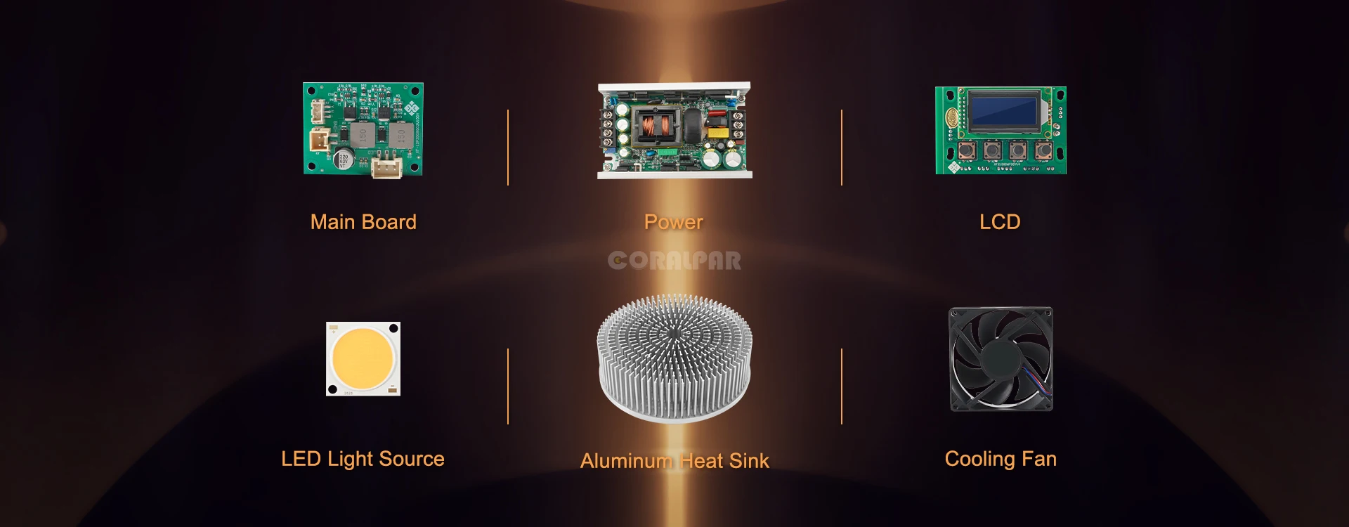 CORALPAR Schneller Versand, wasserdicht, IP65, LED-Zoom und Waschen, 300 W, COB-Par, warmweißes Licht für Disco, Hochzeit, Nachtclub, Theater, Bühne – Detail 19