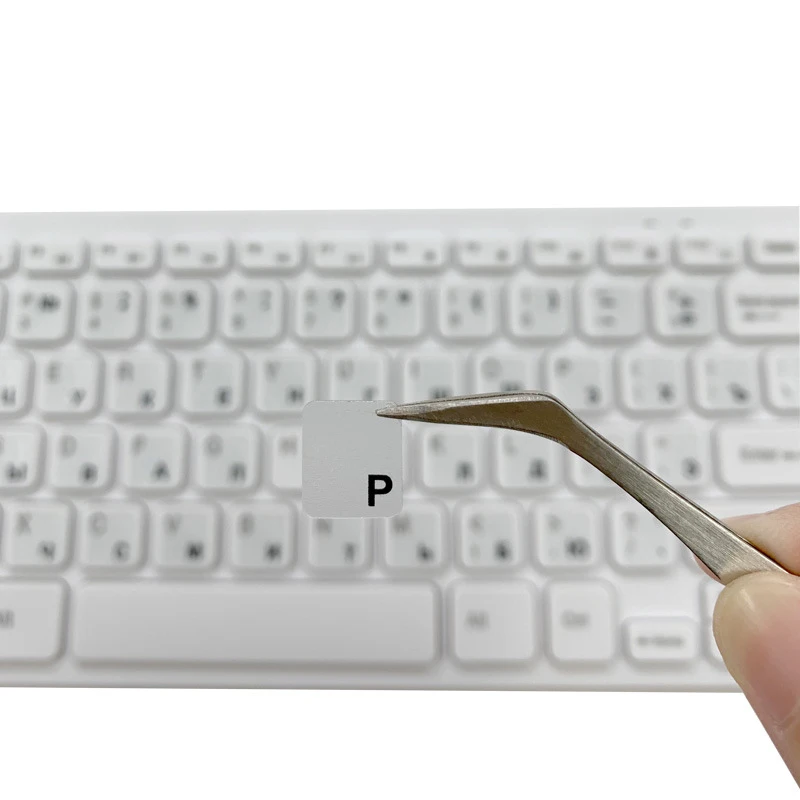 Keyboard Stickers Letter Alphabet Layout for Laptop Desktop PC Accessories Russian/English/Hebrew/Korean