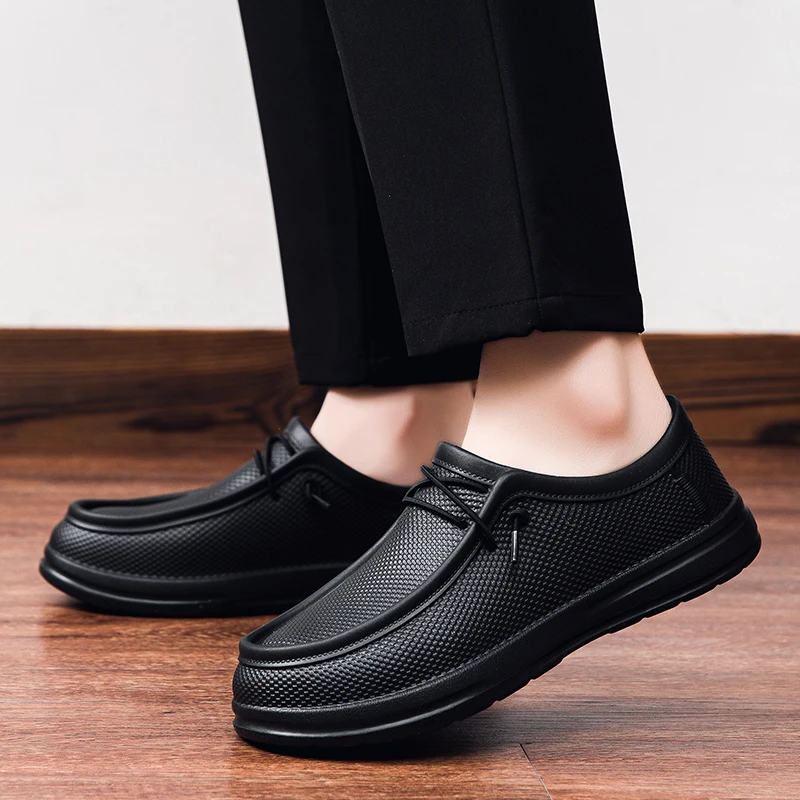 Men Casual Shoes Sport Shoes Kitchen Working Shoes Non-slip Waterproof Chef Shoes Fashion Men Outdoor Water Plus Size 40-47