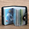 Business Card Holder Anti-theft ID Credit Card Holder Fashion Women's 24 Cards Slim PU Leather Pocket Case Coin Purse Wallet 3