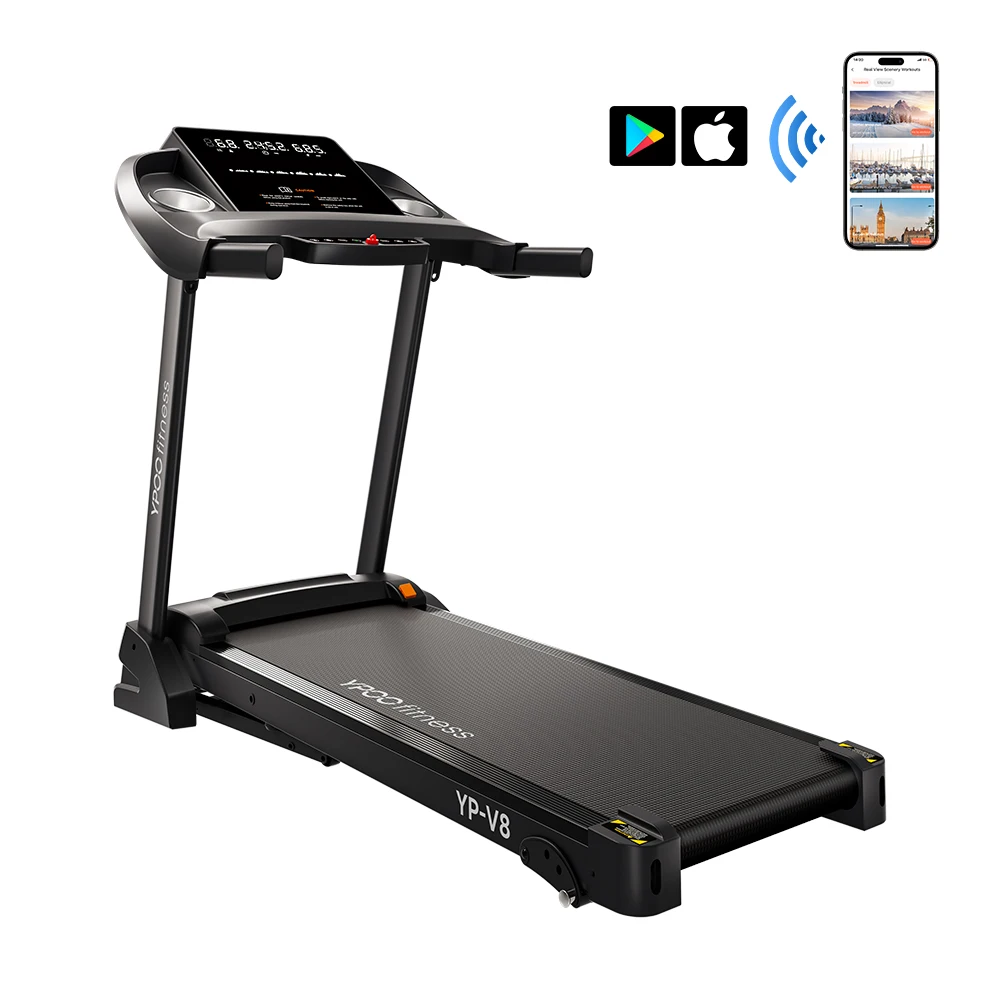 Treadmill Running Machine Fitness Treadmills for Home Folding Running Machines ODM Factory with YPOOFIT APP