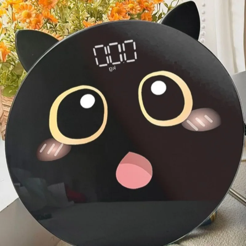 Electronic Scale Household Scale Durable Small Dormitory Cartoon Human Healthy Charging Healthy Field