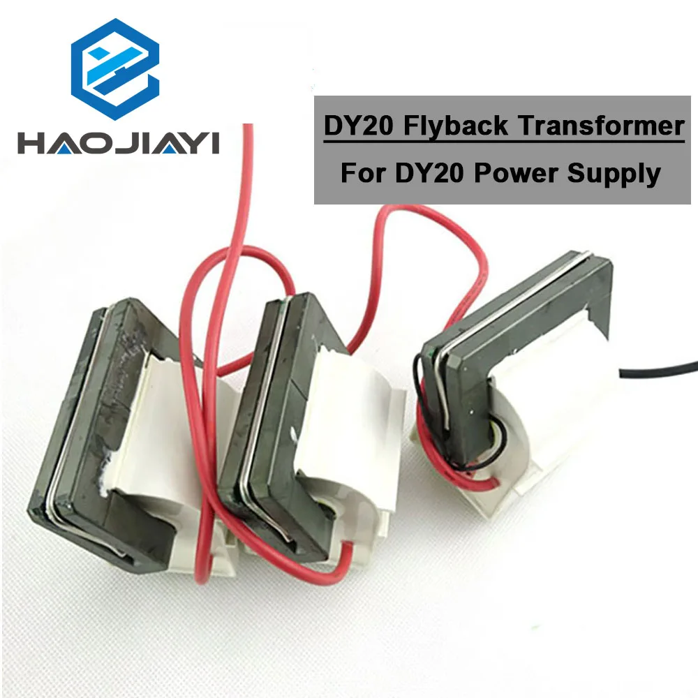 

HAOJIAYI RECI DY20 High Voltage Flyback Transformer For 130W 150W 3pcs/lot Co2 Laser Power Supply