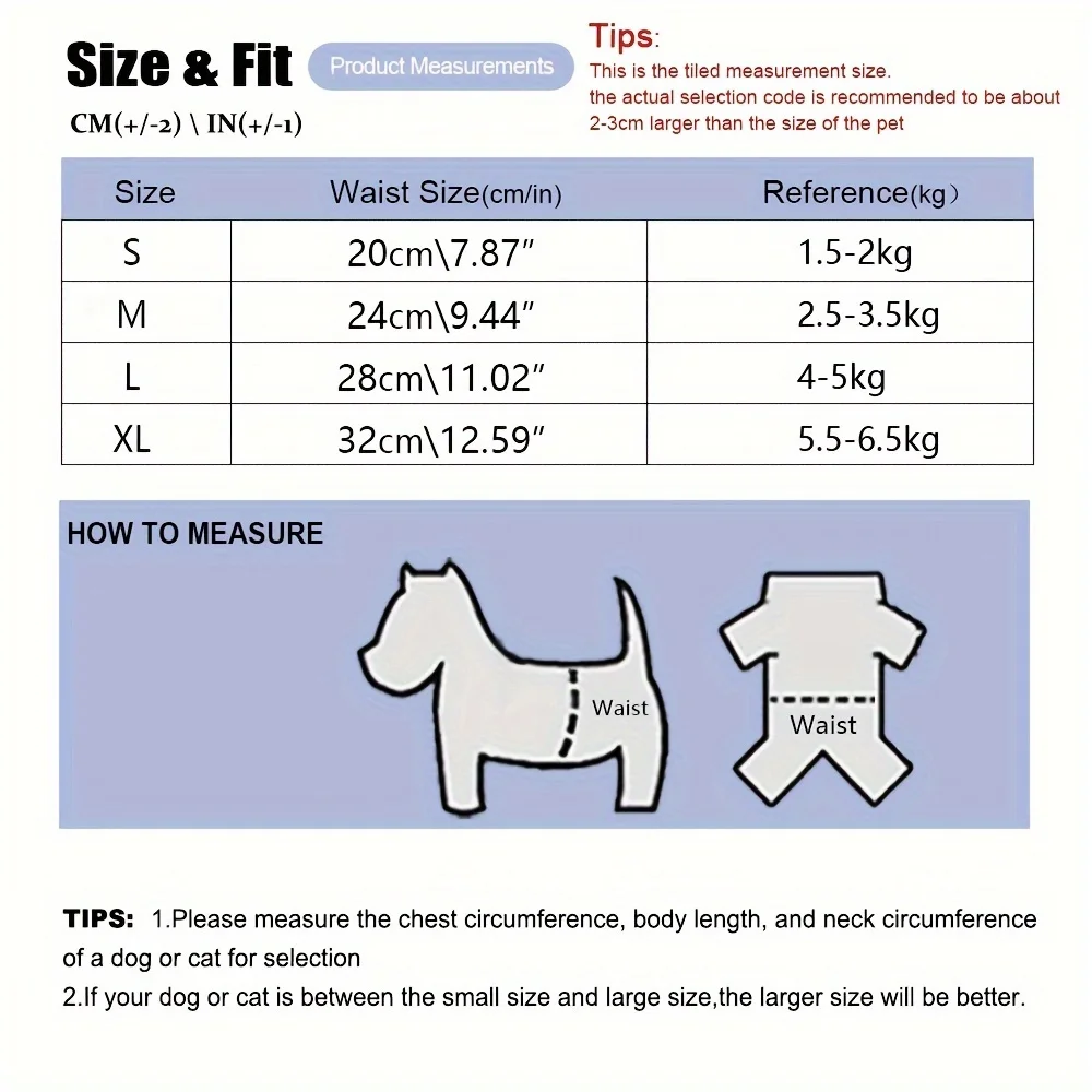 Reusable Dog Diaper Pants 5