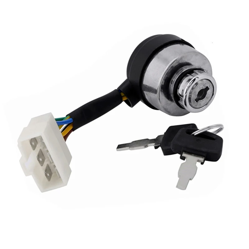 Description Picture 6 of item4/6 Wire Way Gasoline Generator Ignition Start Key Lock Combination Switch For 2-3KW 168F and 5-8kw 188F Generator Accessories