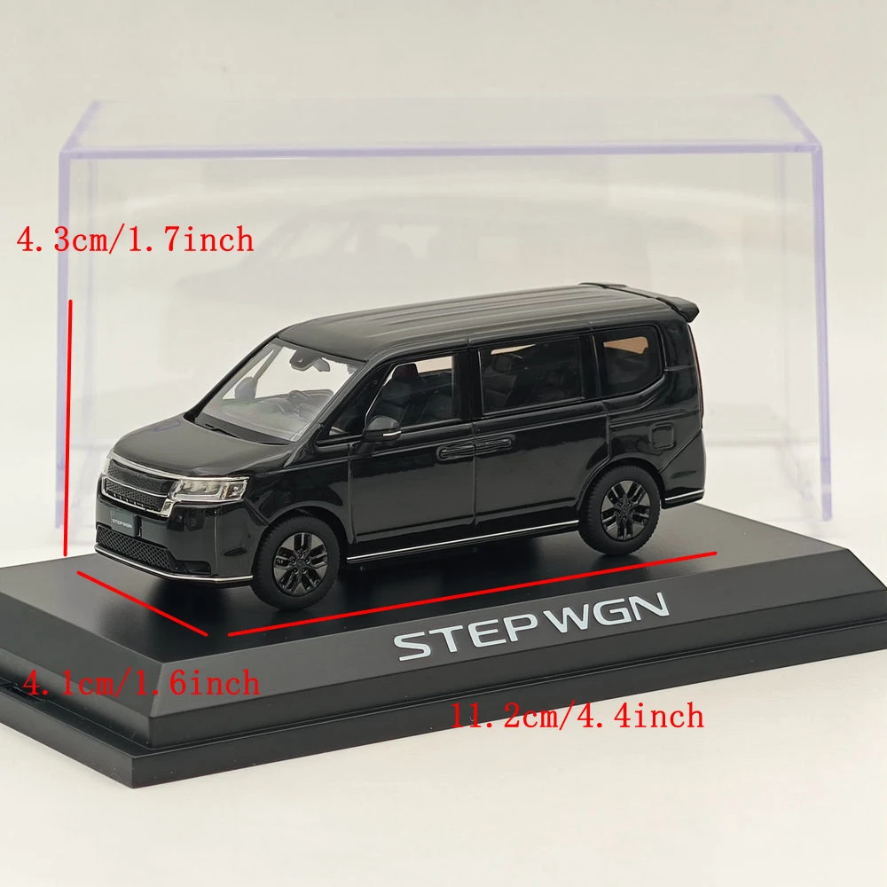 Hobby Japan 1/43 STEP WGN e:HEV SPADA Crystal Black(P) HJ432004BK