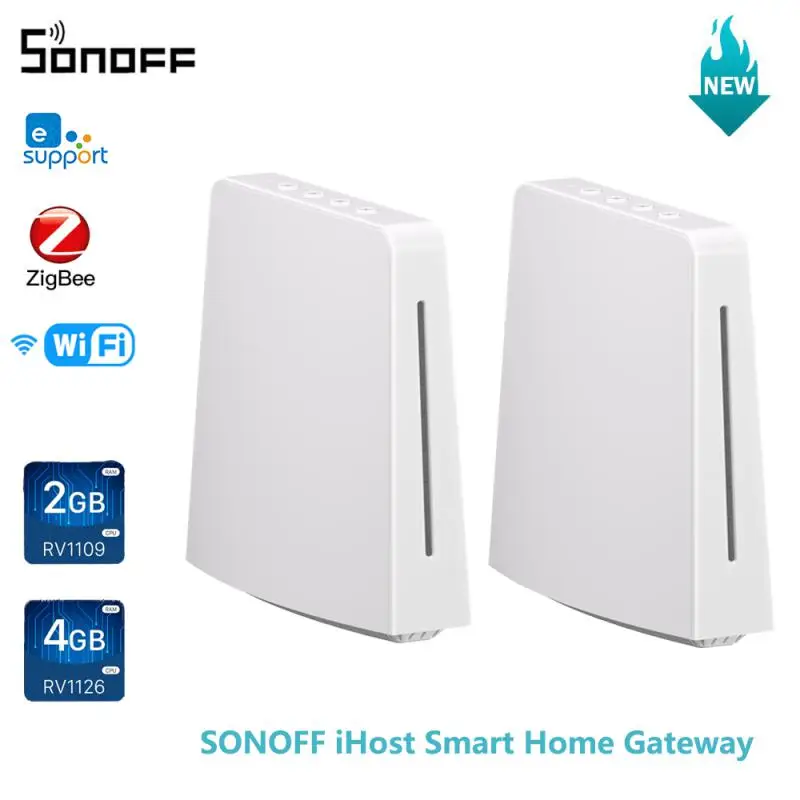 

SONOFF ihostalbridge умный дом концентратор 2 ГБ/4 Гб WiFi Zigbee шлюз стандартный протокол Smart Scene система умного дома датчик безопасности