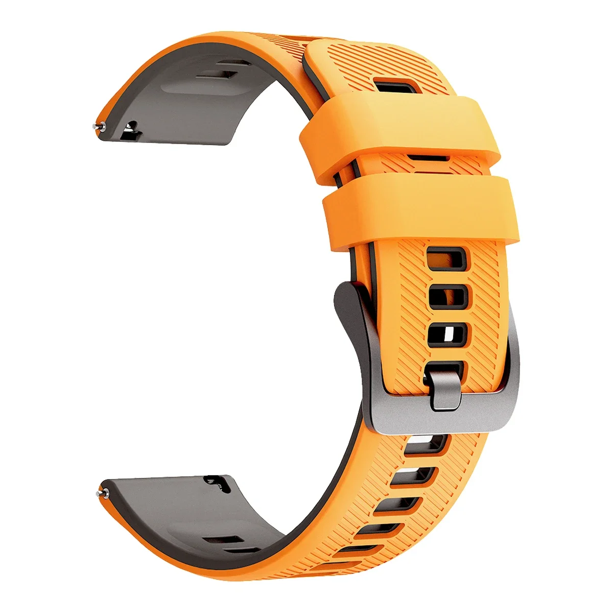 22mm Silicone Sports Watch Strap Replacement Bracelet - Universal Fit
