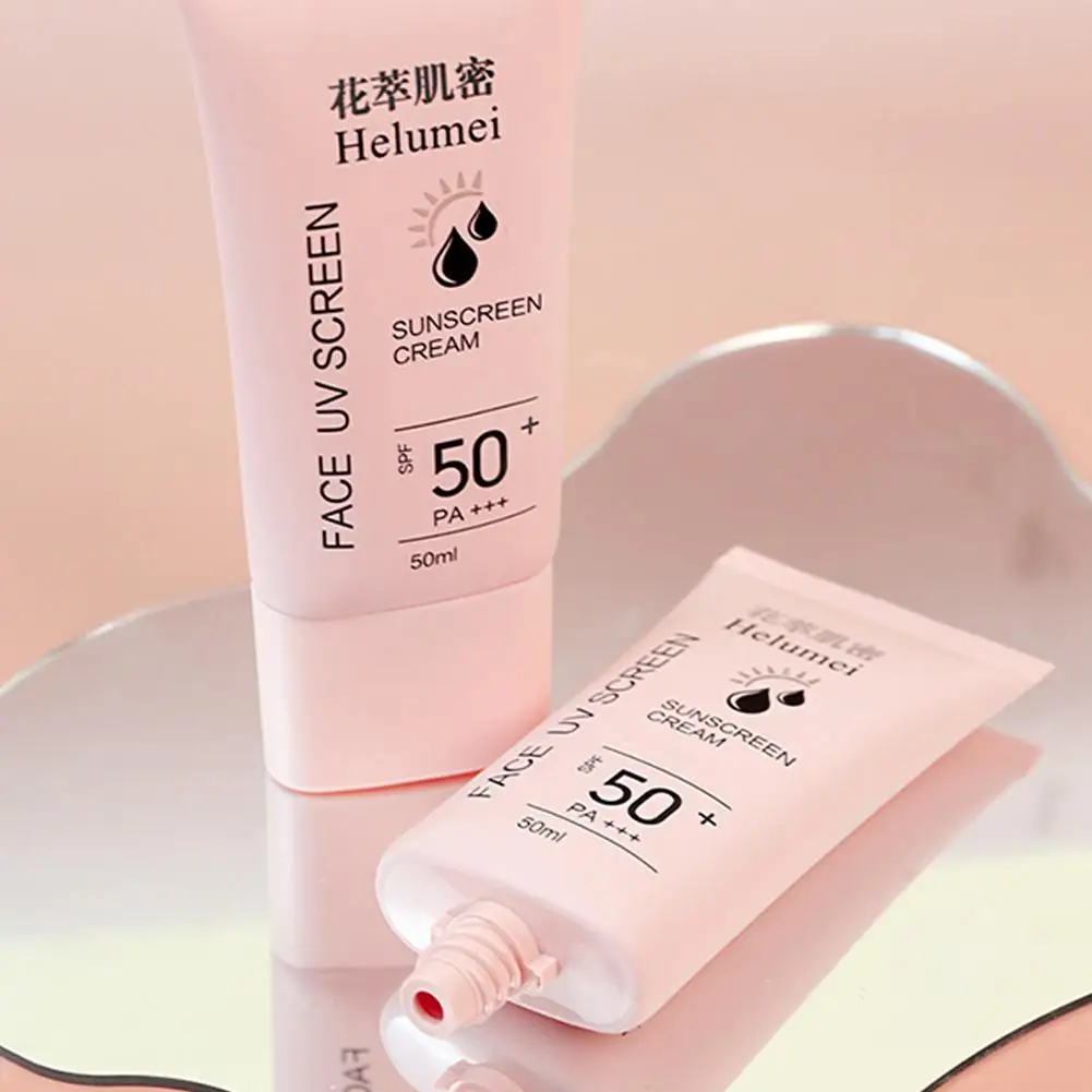50g Facial Sunscreen SunCream Sunblock Skin Protective Cream New Sun Cream Bleaching Facial Moisturizer Anti Aging Oil Control