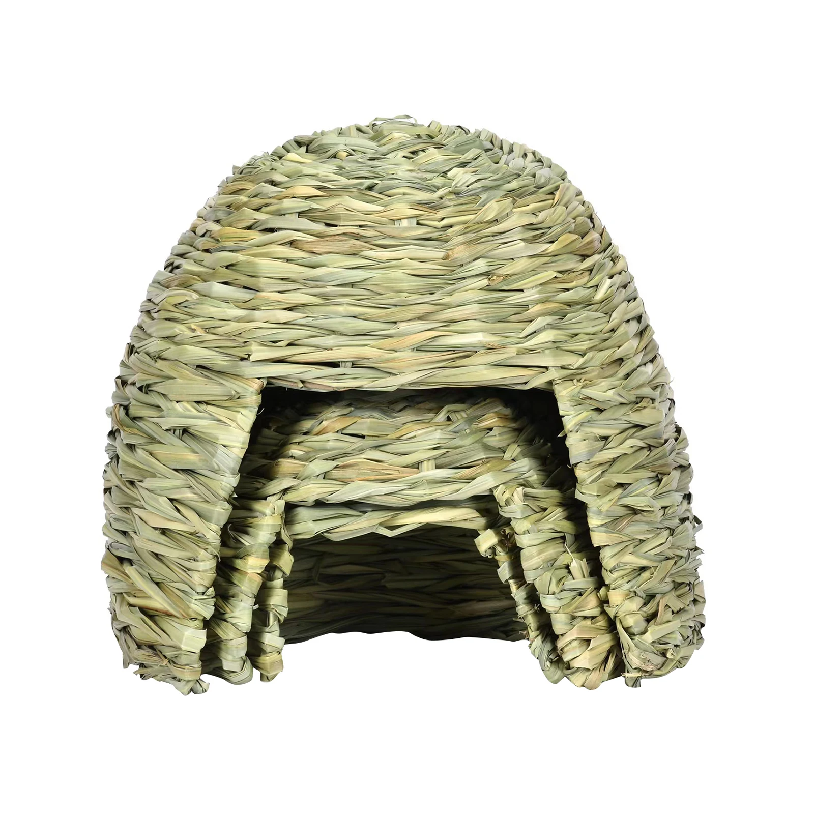 Grass House for Rabbit Comfortable Playhouse Rabbit Grass Bed Bunny Tunnel for Chinchilla Ferret Hamster Play and Sleep pet sleeping bed pet house pet sleeping mat pet cave bed