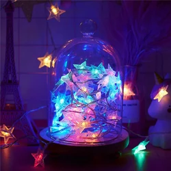 Radiant LED Star Fairy Lights - Battery/USB Powered Ambient String Garland - 10M 80 LED (Multicolor)