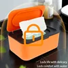 Wipes Dispenser Dustproof Tissues Wipes Case with Lids Multifunctional Baby Wipe Holder Large Capacity Sealing Container Case 2