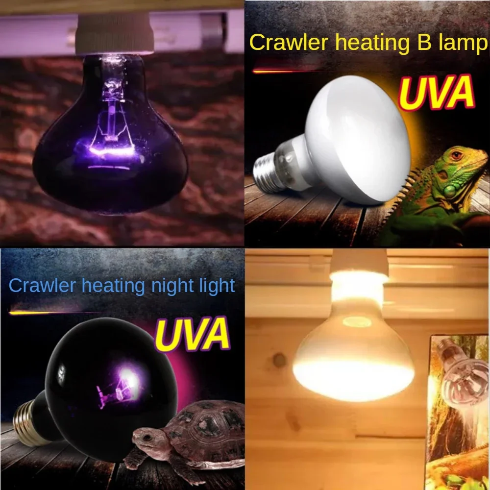 UVA Daylight Basking Light for Reptiles,Reptile Heat Lamp Bulb,Terrariums UVA Baking Lamp Bulb for Bearded Dragon,Lizard,Turtle