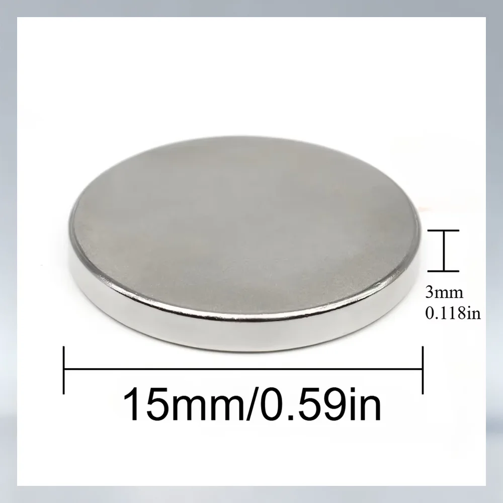 15x3mm circular strong magnet suitable for photo walls bathroom accessories homes, cabinet doors, Christmas DIY, graffiti crafts 2