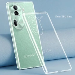 Ultra Thin Clear Soft TPU Silicone Back Cover Case for Reno 10 Pro Plus 5G (Clear)