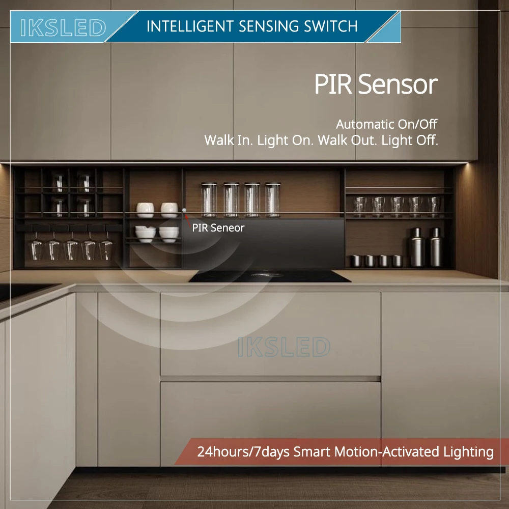 Touch-Activated Smart LED Sensor Light for Closets and Cabinets