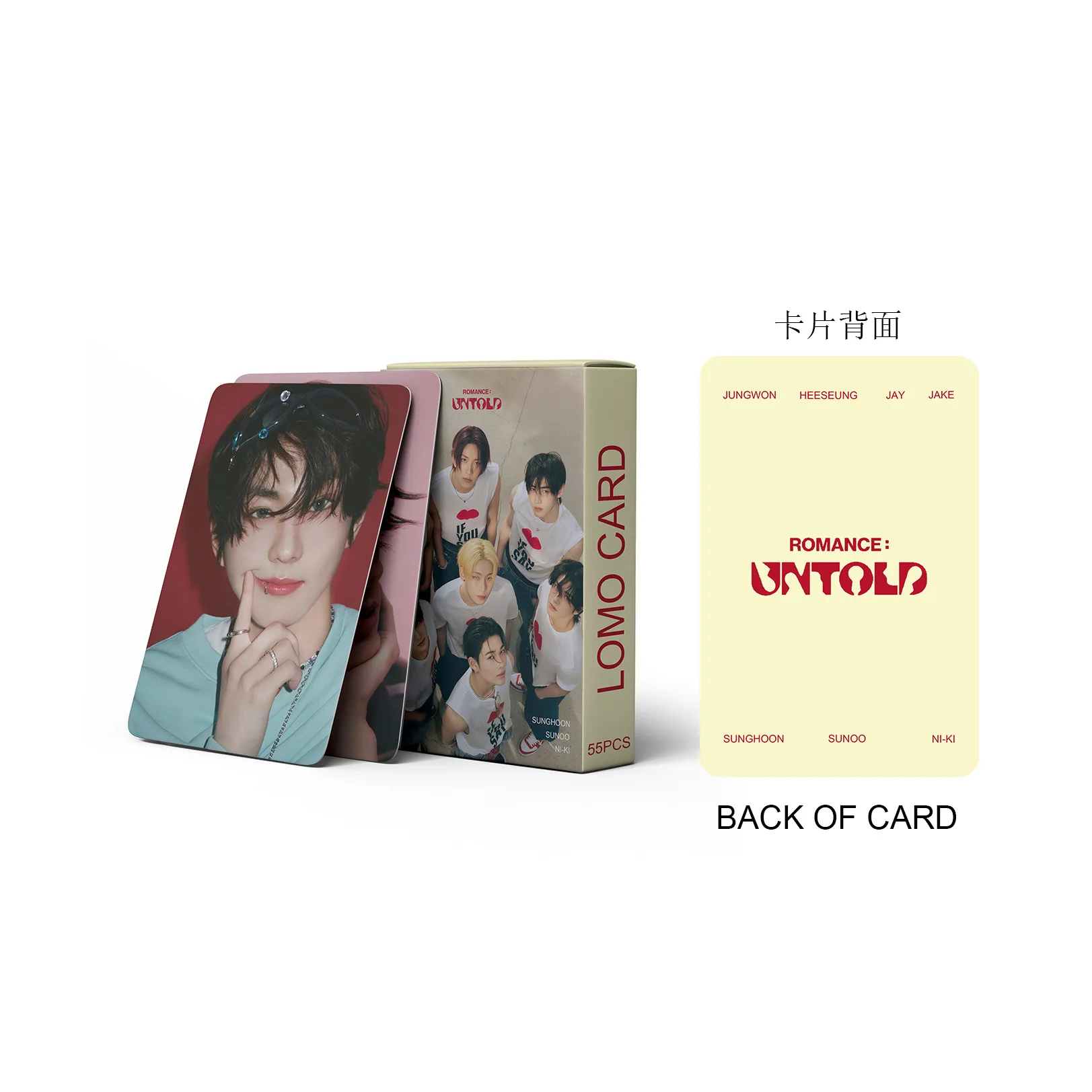 55PCS Kpop Lomo Cards ROMANCE Photocards Photo Print Set