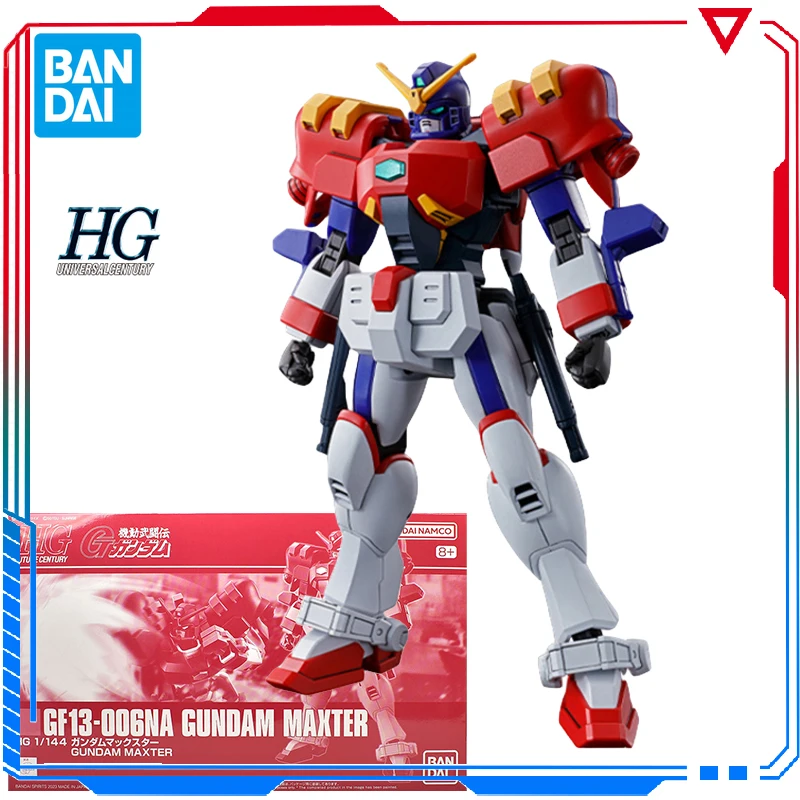

Набор моделей Bandai HG Gundam, модель GF13-006NA Gundam Maxter, экшн-фигурка, мобильный костюм Gundam, игрушки для мальчиков, подарок, коллекция, дисплей, подарок