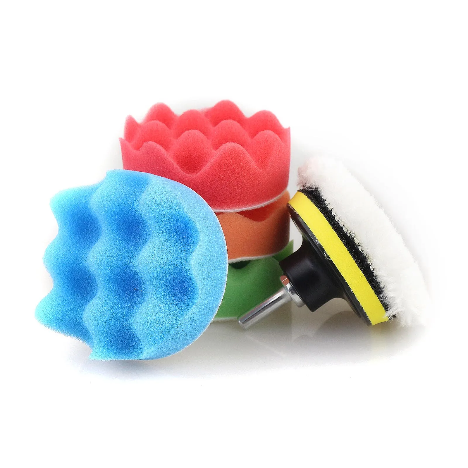 Multicolor Car Polisher Drill Polishing Sponge Waxing Pad Compound 3 Inch Maintaining Washing Duster Brush Spongia