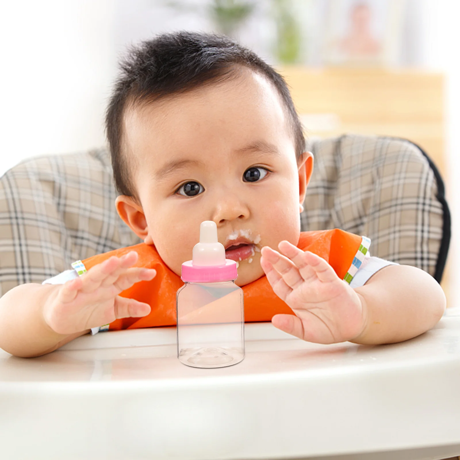 

Mini Color Baby Bottle Creative Small Feeding Bottle Decoration Transparent Baby Candy Bottle Baby Boy Girl Party Favor