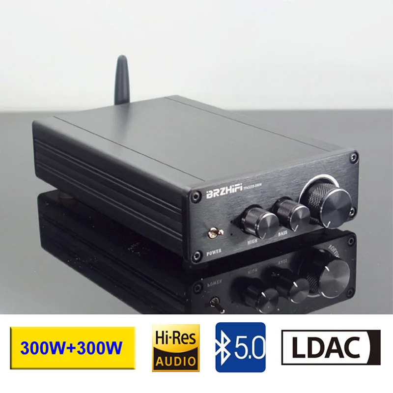 Weiliang Audio TPA3255 Bluetooth 5.0 Mini Sound Digital Power Amplifier 300W*2 Class D Stereo Home Amplifier LDAC APTX QCC5125