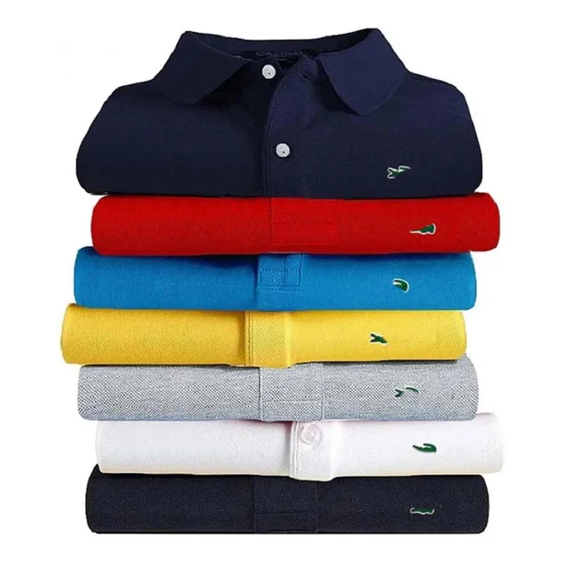 Premium Cotton Polo with Lapel