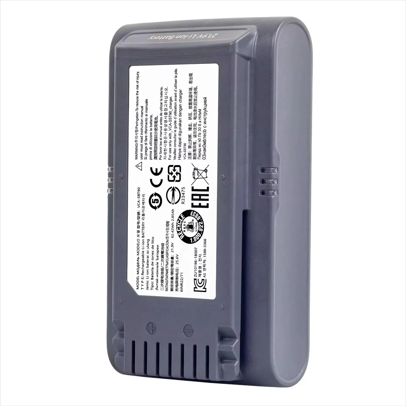 Vacuum Cleaner Battery 4000mAh 21.6V VCA-SBT90 VCA-SBT90E DJ96-00221A for Samsung VS9000 Jet VS70 Jet90 Jet75 rechargeable battery vacuum cleaner battery